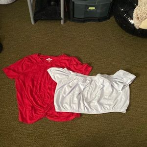 Hollister bundle cropped tees